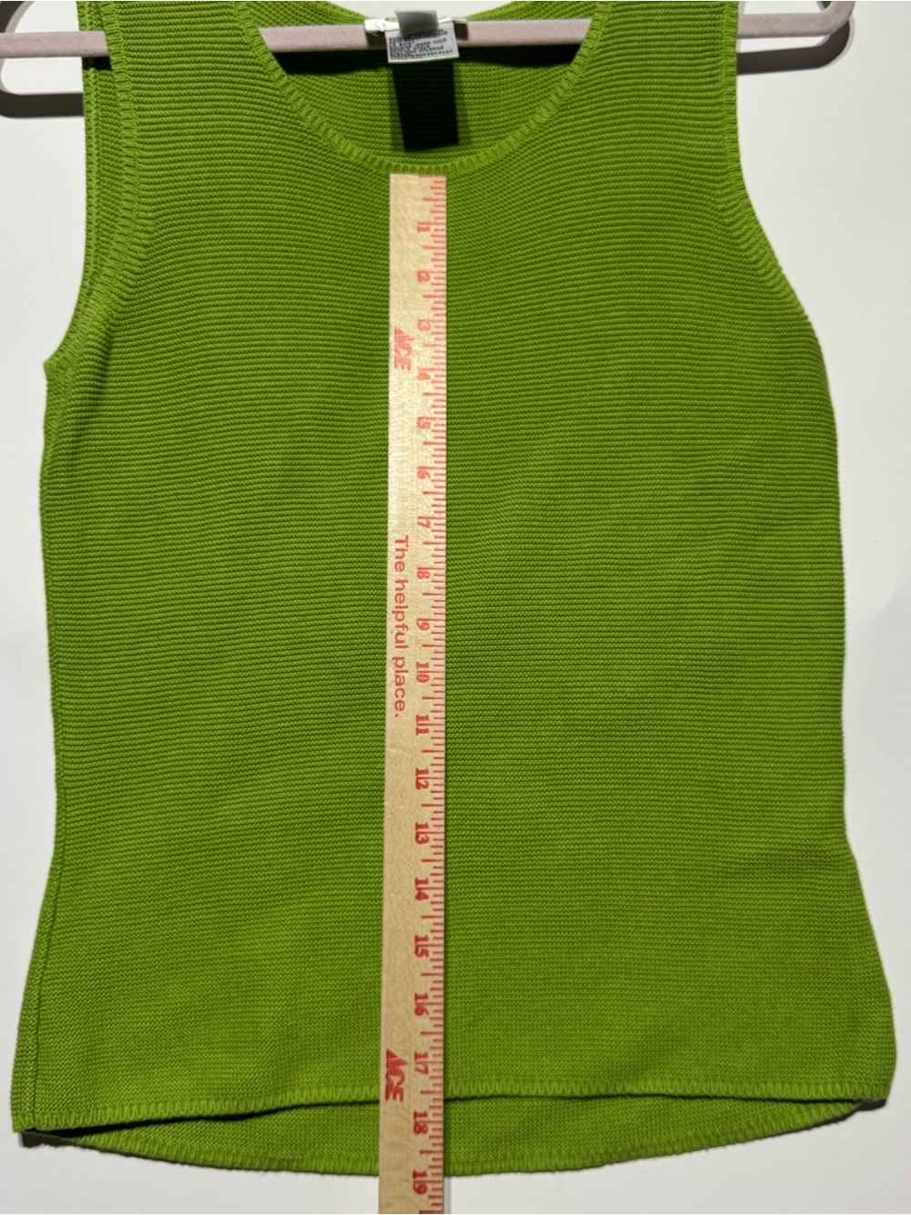 Talbots Green Knit Tank Top - Picture 5 of 6